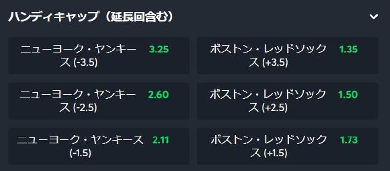 ハンディキャップ