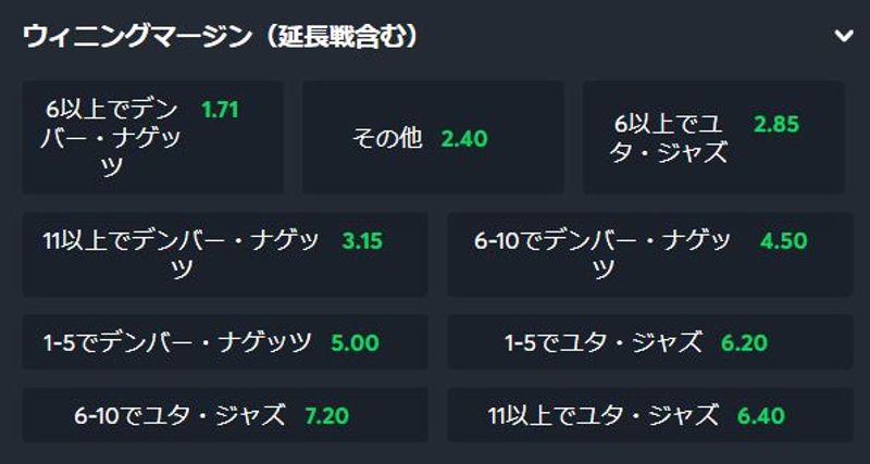 ウィニングマージン