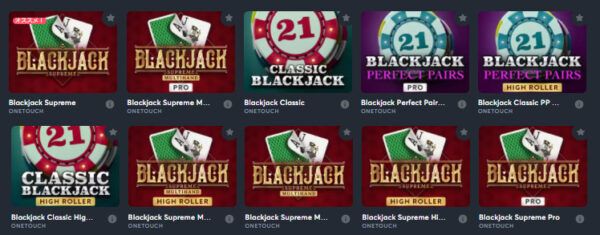 ONETOUCH テーブルゲーム ブラックジャック