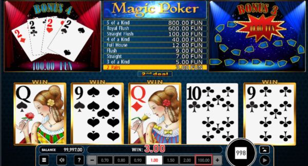 ビデオポーカー