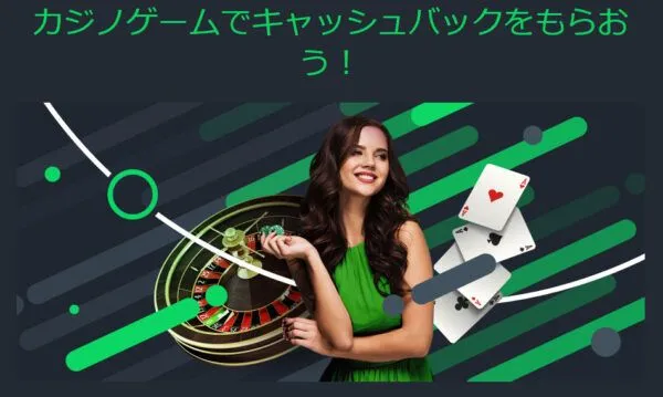 スポーツベットアイオー 常時キャッシュバックキャンペーン画面